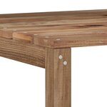 vidaXL Canapé central palette de jardin Marron Bois de pin imprégné