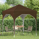 vidaXL Tente de fête pop-up 194 x 194 x 245 cm Taupe