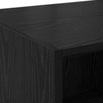 vidaXL Haut Armoire Chêne noir 50 x 42 5 x 185 cm Bois d'ingénierie