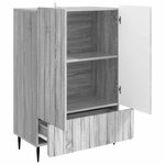 vidaXL Buffet Sonoma gris 66 x 34 5 x 97 cm Bois d'ingénierie