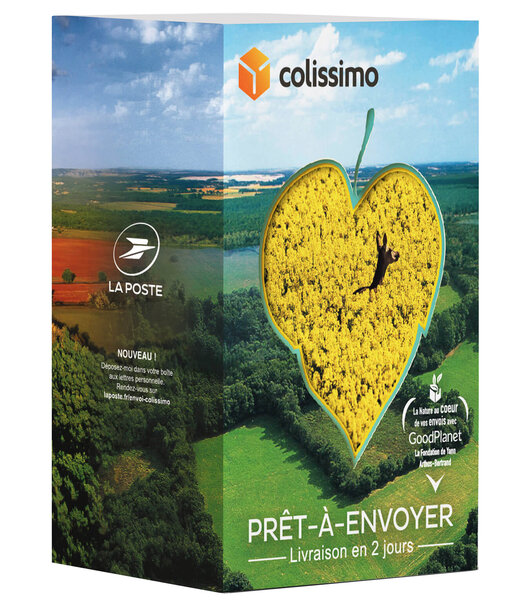 Colissimo Prêt-à-Envoyer France - Edition limitée Yann Arthus-Bertrand - Boîte de taille L - 5 kg