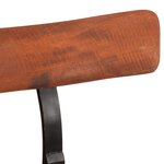 vidaXL Tabourets de bar lot de 2 49x43x103 cm bois de manguier massif