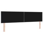 vidaXL Tête de lit avec des lumières à LED Gris clair 180 cm tissu