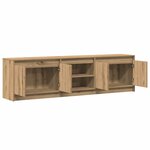 vidaXL Unites TV 2 Pièces Marron 180 x 34 x 50 cm Bois d'ingénierie