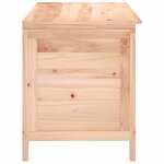 vidaXL Boîte à coussins d'extérieur 99x50x56 5 cm bois de sapin massif