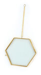 Cadre En Verre Hexagonal A Suspendre 150X130X7mm