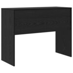 vidaXL Bureau Chêne noir 100 x 40 x 76 cm Bois d'ingénierie