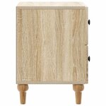 vidaXL Cabinet de chevet avec tiroir Chêne Sonoma 43 x 34 5 x 48 cm