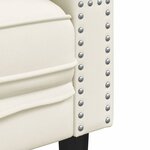 vidaXL Ensemble de canapé Chesterfield et traversins 3Pièces velours