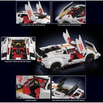 Mould King 13194 - Taureau italien RC des années 80 Coutach