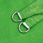 vidaXL Voile d'ombrage 160 g/m² trapèze vert clair 4/5x4 m PEHD