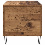 vidaXL Table basse Bois Ancien 60 x 44 5 x 45 cm Bois d'ingénierie
