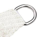 vidaXL Voile d'ombrage 160 g/m² Blanc 2 5x2 5x3 5 m PEHD