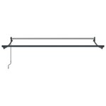 vidaXL Cadre de store rétractable manuel Anthracite 3 5 x 2 m