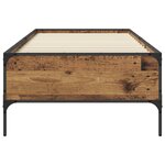 vidaXL Cadre de lit Bois ancien 80 x 200 cm Bois d'ingénierie