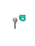 THIRARD - Lot de 2 verrous à bouton Apache pour porte d'entrée  cylindre 45mm  acier  3 clés/verrou  époxy or