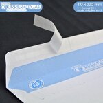 Lot de 1000 Enveloppes blanches DL avec FENÊTRE - gamme Courrier+