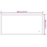 vidaXL Coussin de piscine d'hiver Bleu 380 x 180 x 140 cm PVC