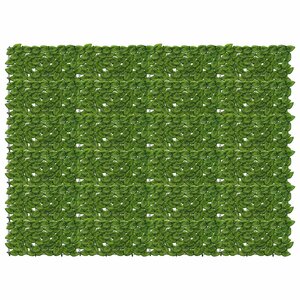 vidaXL Écran de balcon avec feuilles Vert et jaune 200 x 150 cm