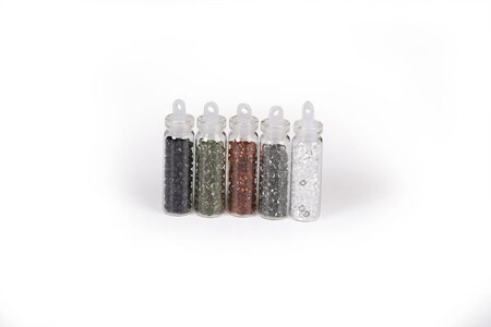 Microbilles Mini diamants classique 5 flacons - Graine créative