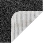 vidaXL Tapis de bain Gris foncé 50 x 80 cm Polypropylène