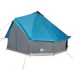 vidaXL Tente familiale tipi 6 personnes bleu imperméable