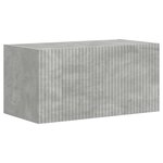 vidaXL Ensemble meuble TV 5 Pièces Gris béton Bois d'ingénierie