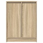 vidaXL Buffet chêne sonoma 57x34x76 cm bois d'ingénierie