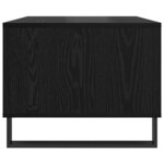 vidaXL Table basse Chêne noir 60 x 50 x 40 cm Bois d'ingénierie