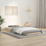 vidaXL Cadre de lit 90x200 cm Bois de pin massif