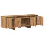vidaXL Meuble TV chêne artisanal 120x30x40 5 cm bois d'ingénierie