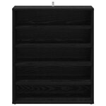 vidaXL Cabinet à chaussures avec étagère Chêne noir 60 x 35 x 70 cm