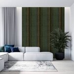 Zero Papier peint Handmade Stripes Marron