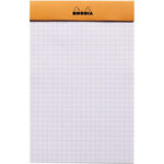 Bloc ORANGE N°11 7,4x10,5 80F agrafées 80g Q.5x5 RHODIA