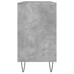 vidaXL Armoire salle de bain gris béton 80x33x60cm bois d'ingénierie