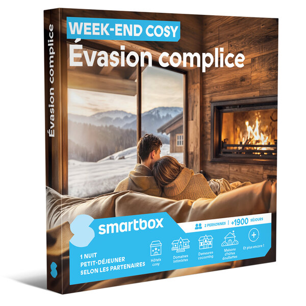 SMARTBOX - Coffret Cadeau Week-end Cosy - Évasion complice -  Séjour