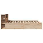 vidaXL Cadre de lit sans matelas 135x190 cm bois de pin massif