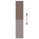 vidaXL Store enrouleur occultant café 50x230cm largeur du tissu 45 7cm