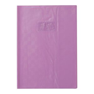 Protège-cahier Madras PVC 22/100e Avec Rabat Marque page 21x29 7 violet CALLIGRAPHE