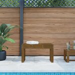 vidaXL Banc de jardin marron miel 80x38x45 cm bois de pin massif