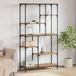 vidaXL Étagère Chêne artisanal 99 x 35 5 x 176 cm Bois d'ingénierie