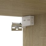 vidaXL Ensemble de meubles TV 4 Pièces Chêne sonoma Bois d'ingénierie