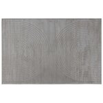 vidaXL Tapis de surface HUARTE Gris 230 x 160 cm Polyester