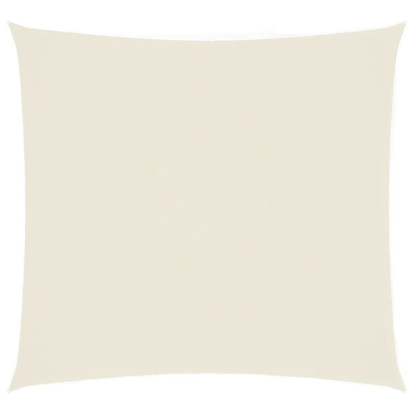 vidaXL Voile de parasol tissu oxford carré 4 5x4 5 m crème