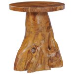 vidaXL Table basse 40x40 cm Bois de teck massif