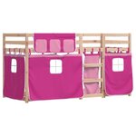 vidaXL Lit superposé sans matelas 90x190 cm bois de pin massif
