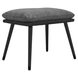 vidaXL Repose-pied Gris clair 45x29 5x35 cm Tissu et similicuir