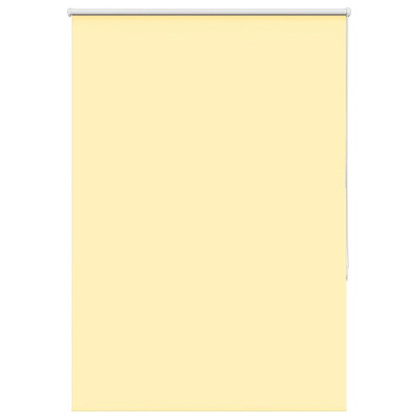 vidaXL Store enrouleur occultant jaune largeur du tissu 105 7 cm