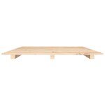 vidaXL Cadre de lit sans matelas 120x190 cm bois de pin massif