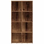 vidaXL Bibliothèque vieux bois 66x30x130 cm bois d'ingénierie